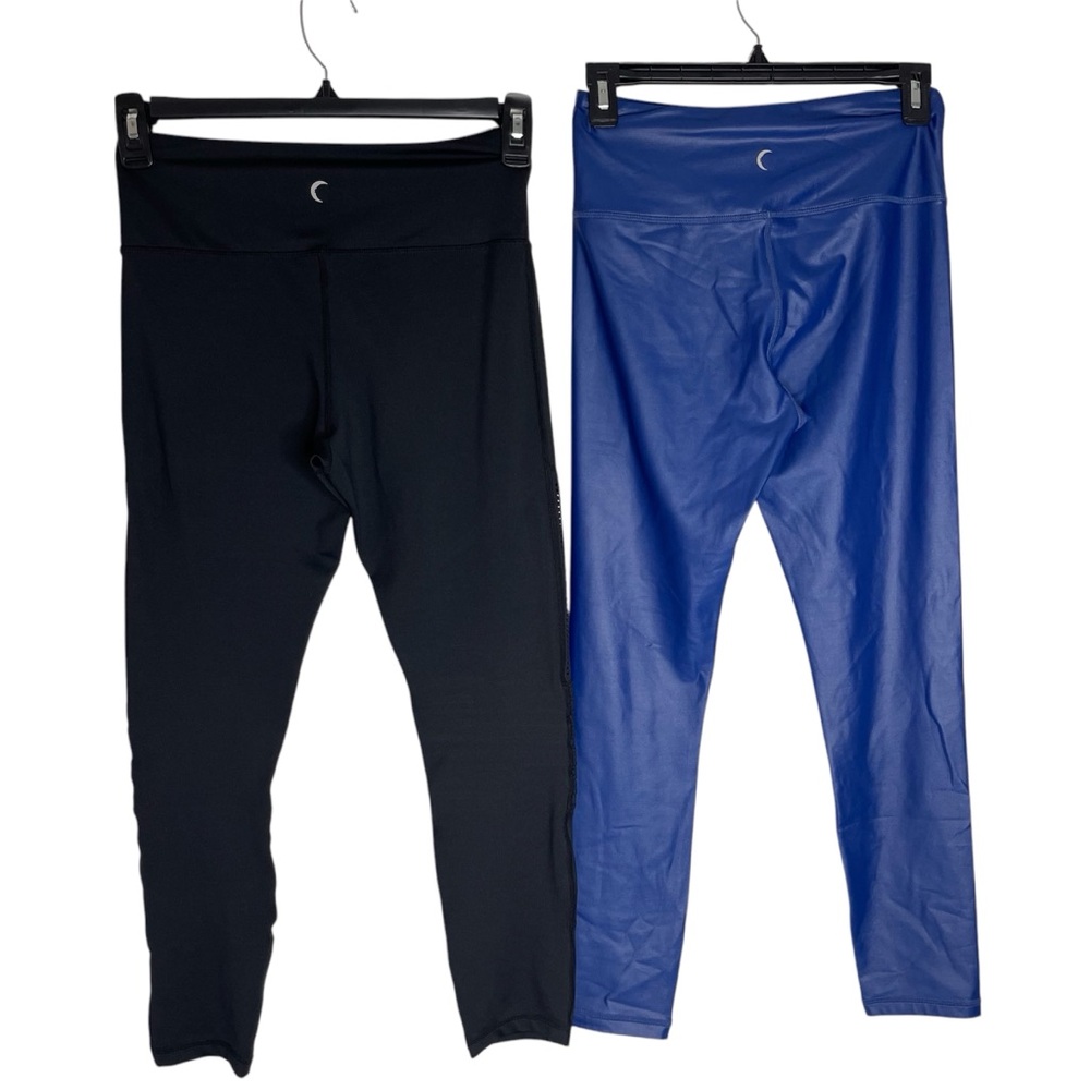 ZYIA Black and Blue Leggings (2pcs) 6-8 Womens